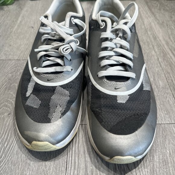 Nike Air Max Thea JCRD Pure Platinum Black Wolf Grey Shoes Womens Size US 7 Camo - Picture 3 of 9